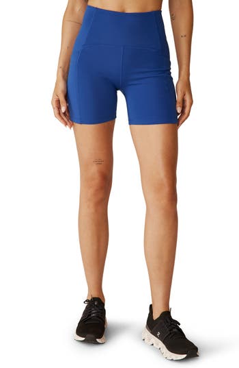 BEYOND YOGA BEYOND YOGA POWERBEYOND™ STRIVE POCKET BIKE SHORTS