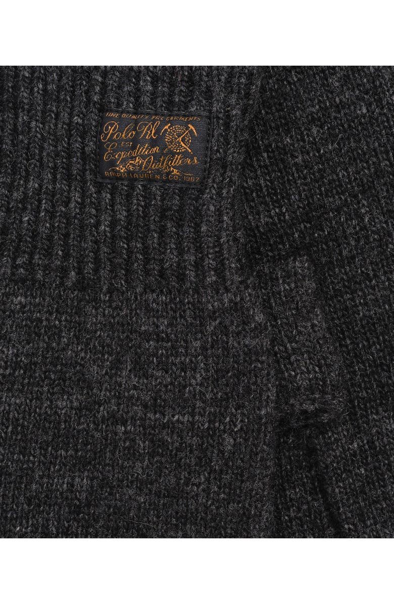 Polo Ralph Lauren Fingerless Glove, Alternate, color, Dk Charcoal Heather