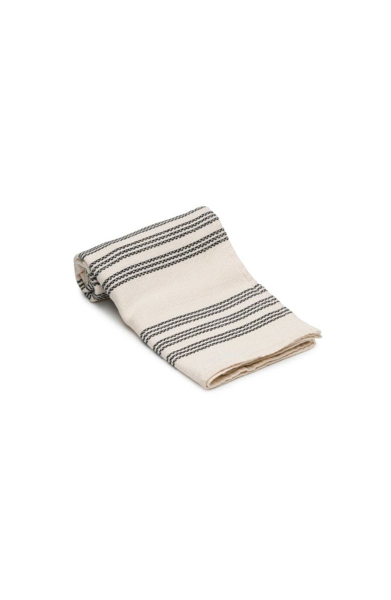 Oliviera Home Allora Turkish Cotton Hand & Kitchen Towel Bundle, Alternate, color, Black