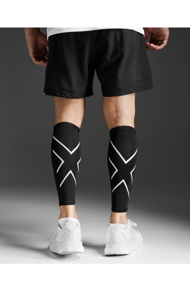 2XU Compression Calf Guards, Main, color, Black/Black