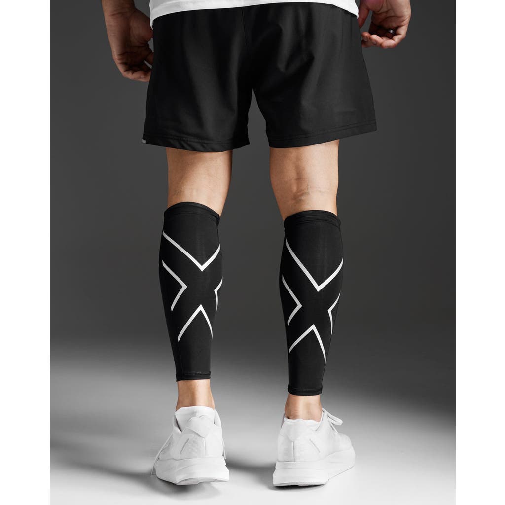 2xu Compression Calf Guards In Black
