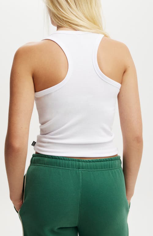 COTTON ON BODY ACTIVE CORE RIB RACER TANK