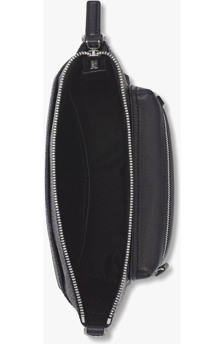 MCM Aren Crossbody in Visetos, Alternate, color, Black