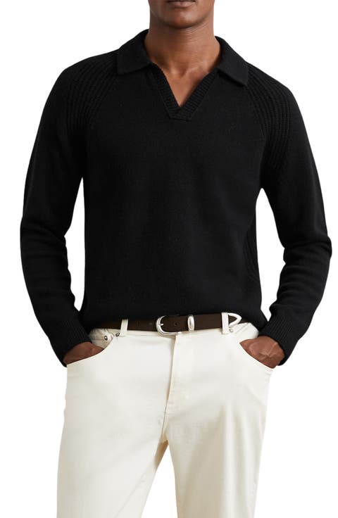 Banbury Wool & Cashmere Johnny Collar Sweater