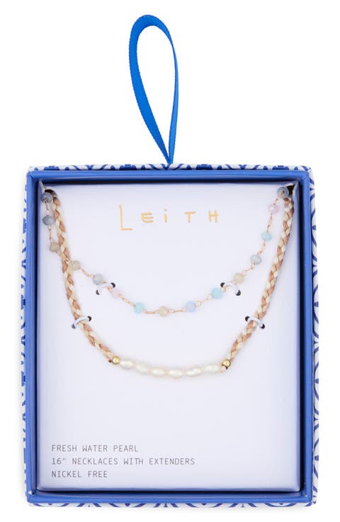 Freshwater Pearl Beaded Layered Necklace