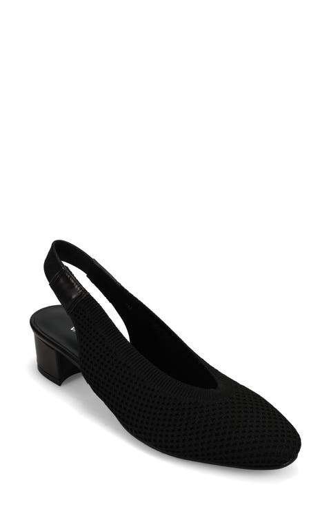 Abira Stretch Knit Slingback Pump (Women)