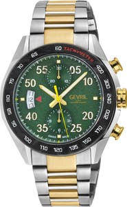 GEVRIL Ascari Chronograph Quartz Bracelet Watch, 42mm