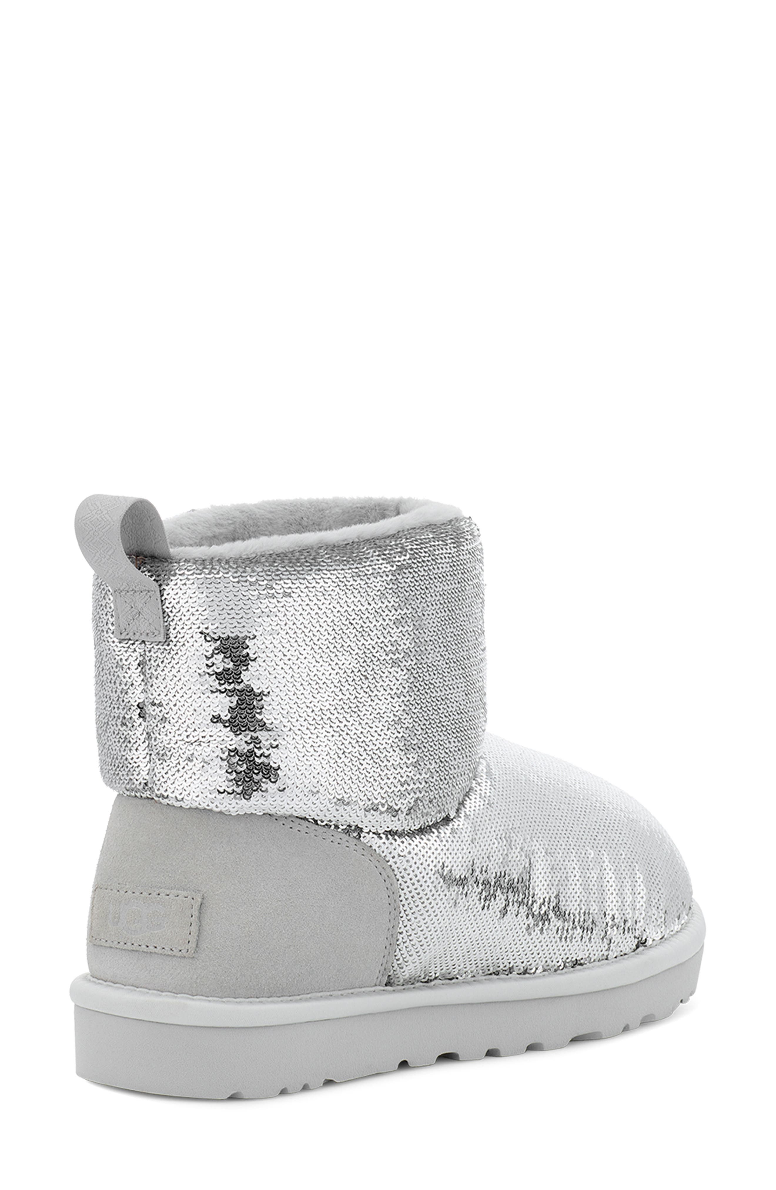 Classic Mini Mirror Ball Bootie, Alternate, color, SLVR