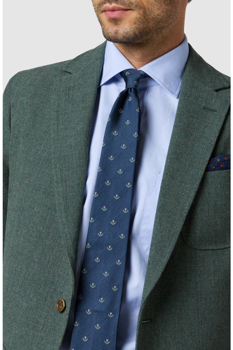 Ghost Slim Fit Textured Wool Sport Coat, Alternate, color, MEADOW HOPSACK