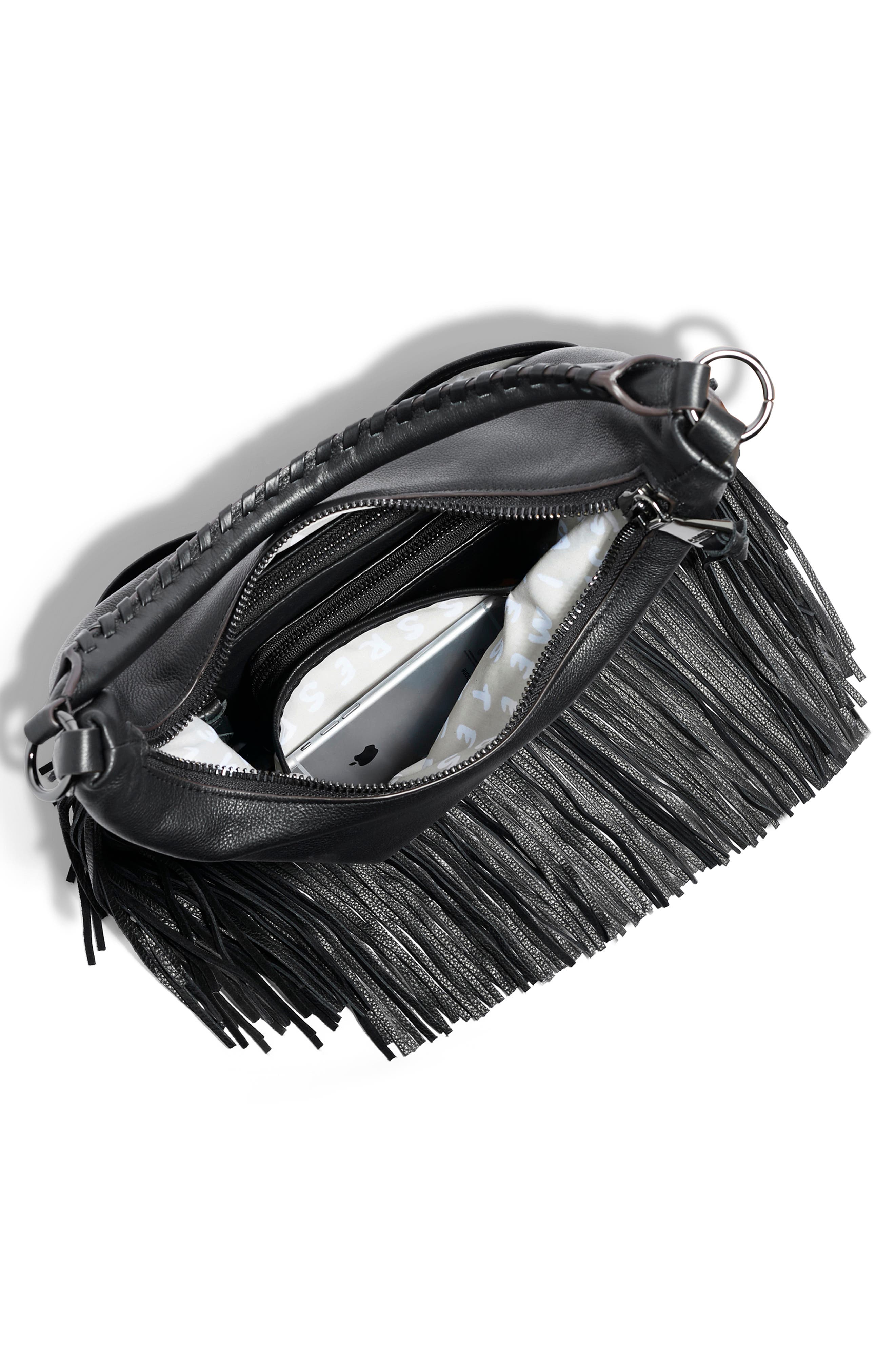 AIMEE Fringe Benefits Hobo Bag, Alternate, color, 