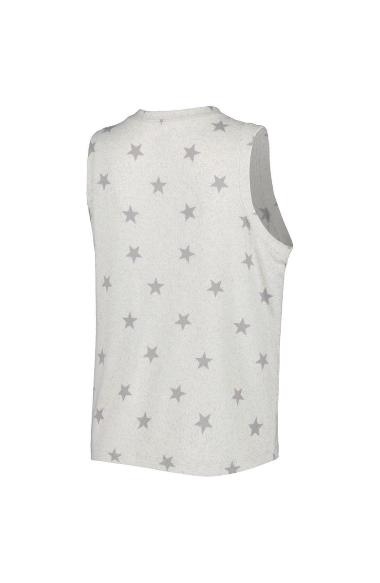 CONCEPTS SPORT Women's Concepts Sport Cream Penn State Nittany Lions Agenda Stars Tank Top and Shorts Sleep Set, Alternate, color, 