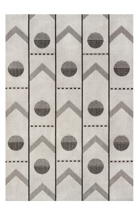 Soren Modern Geometri Indoor/Outdoor Area Rug