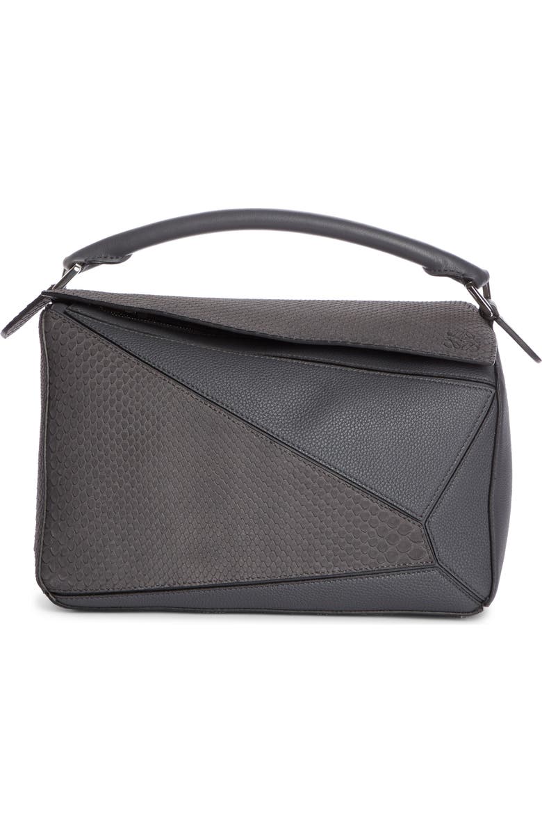 Loewe Puzzle Medium Leather Shoulder Bag, Main, color,