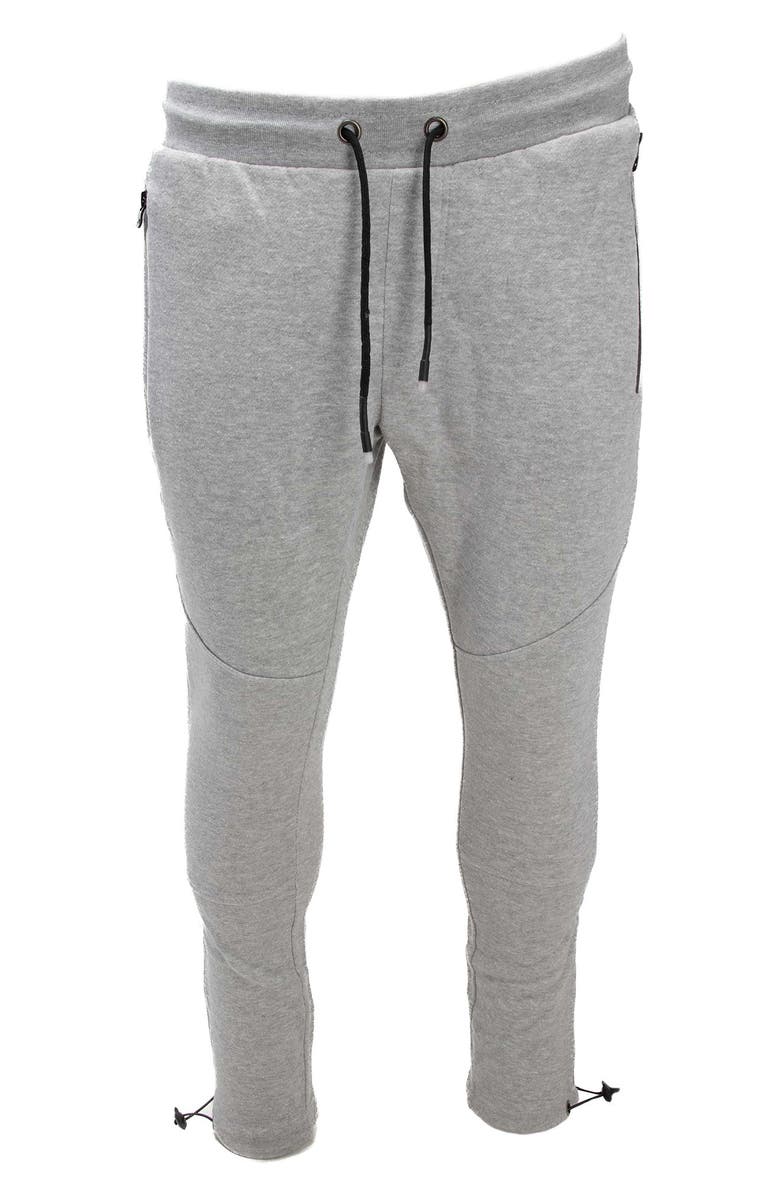 XRAY Men's Zip Pocket Fleece Joggers, Alternate, color, Light Grey