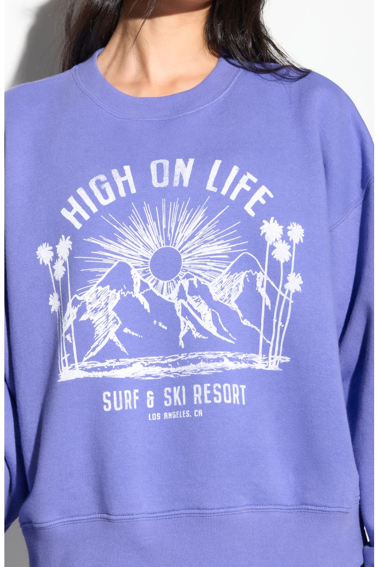 Surf N' Ski Bex Cotton Graphic Sweatshirt, Alternate, color, ASTRAL BLUE