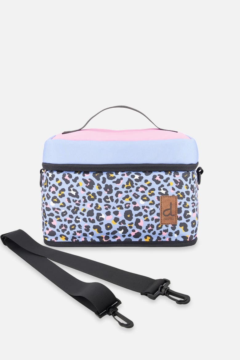 Leopard Practical Large Capacity Lunch Box, Main, color, Blue Leopard Print