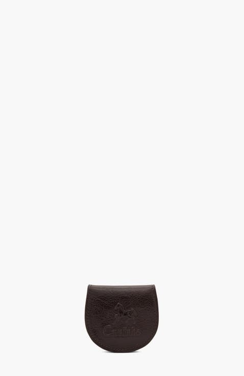 Gentleman Leather Round Coin Purse 532