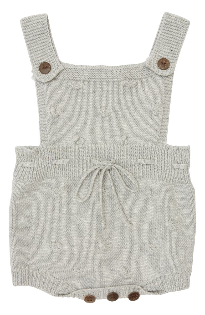Ashmi & Co. Emma Knit Cotton Romper, Main, color, Gray