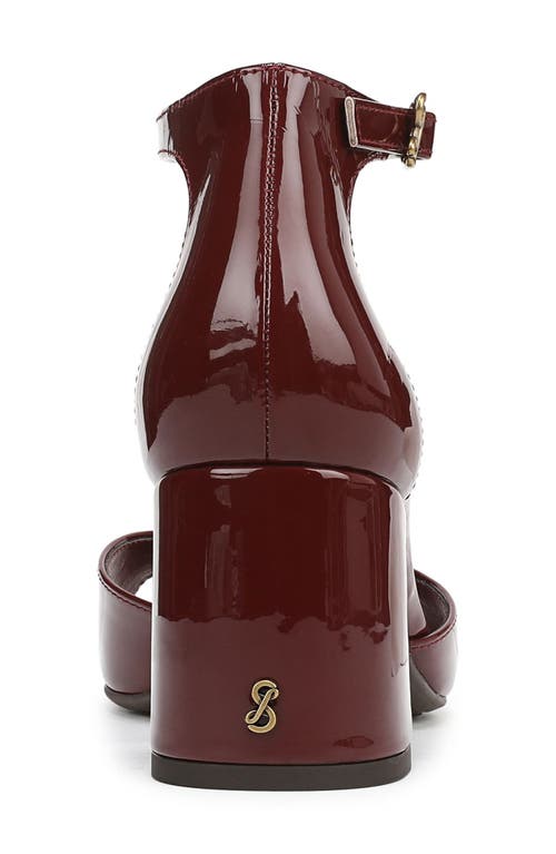 Sam & Libby Lenanne Sandal In Burgundy