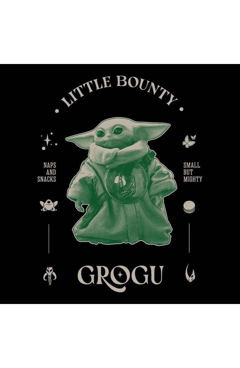 Star Wars: The Mandalorian and Grogu Women's Star Wars The Mandalorian and Grogu Little Bounty Small But Mighty  Graphic T-Shirt, Alternate, color, Black