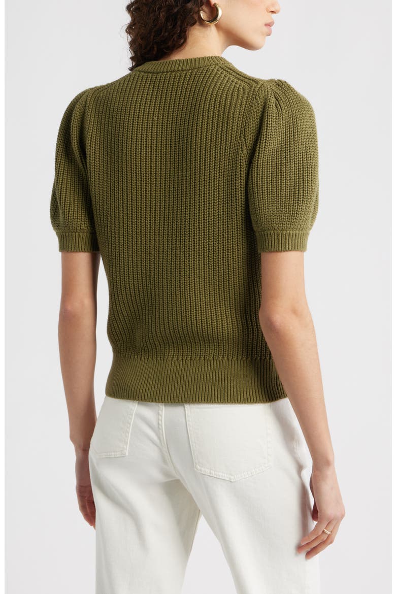 Elbow Sleeve Cardigan, Alternate, color, OLIVE CAPULET