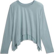 Free Fly Crop Long Sleeve Top