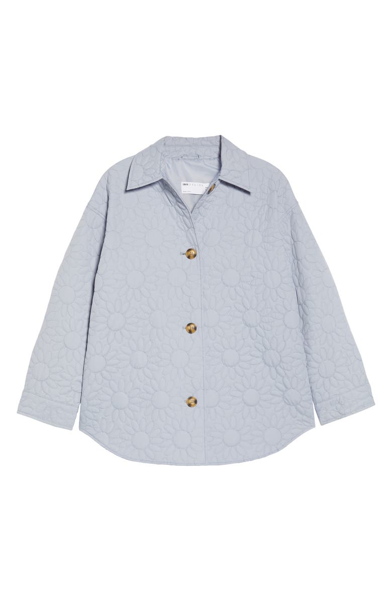 ASOS DESIGN Floral Quilted Jacket, Alternate, color,