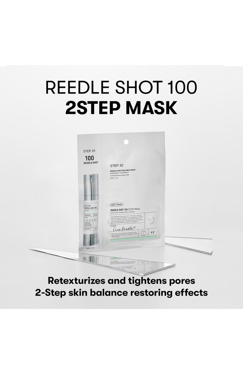 VT COSMETICS Reedle Shot 100 2-Step Mask, Alternate, color, Silver
