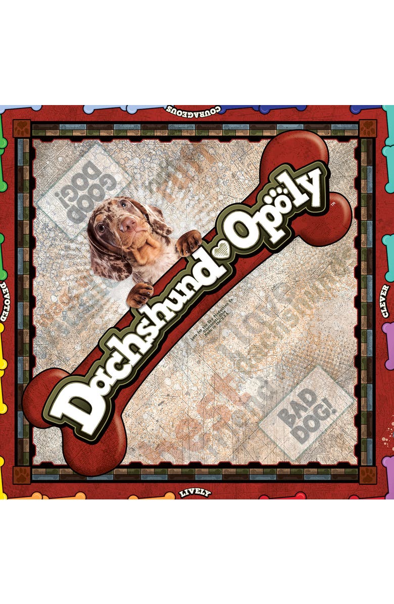 Late for the Sky Dachshundopoly Monopoly Board Game, Alternate, color, Multicolored
