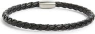 Link Up Woven Leather Bracelet with magnetic closure