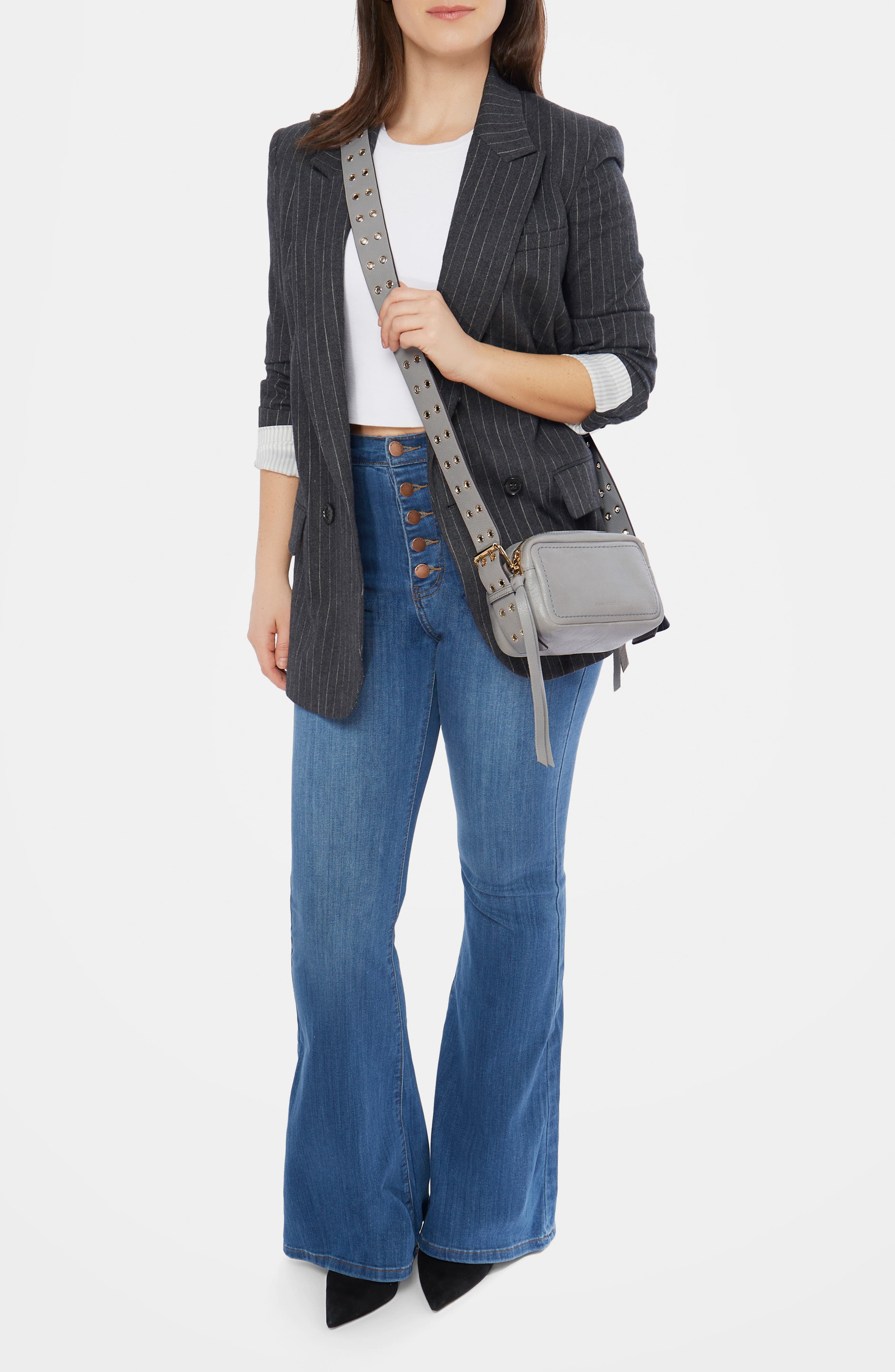 Cooper Leather Crossbody Bag, Alternate, color, COOL GREY