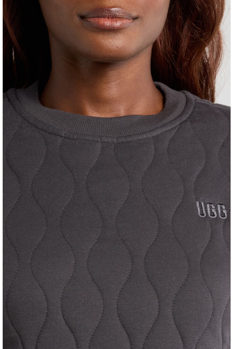 Katie Quilted Lounge Top, Alternate, color, INK