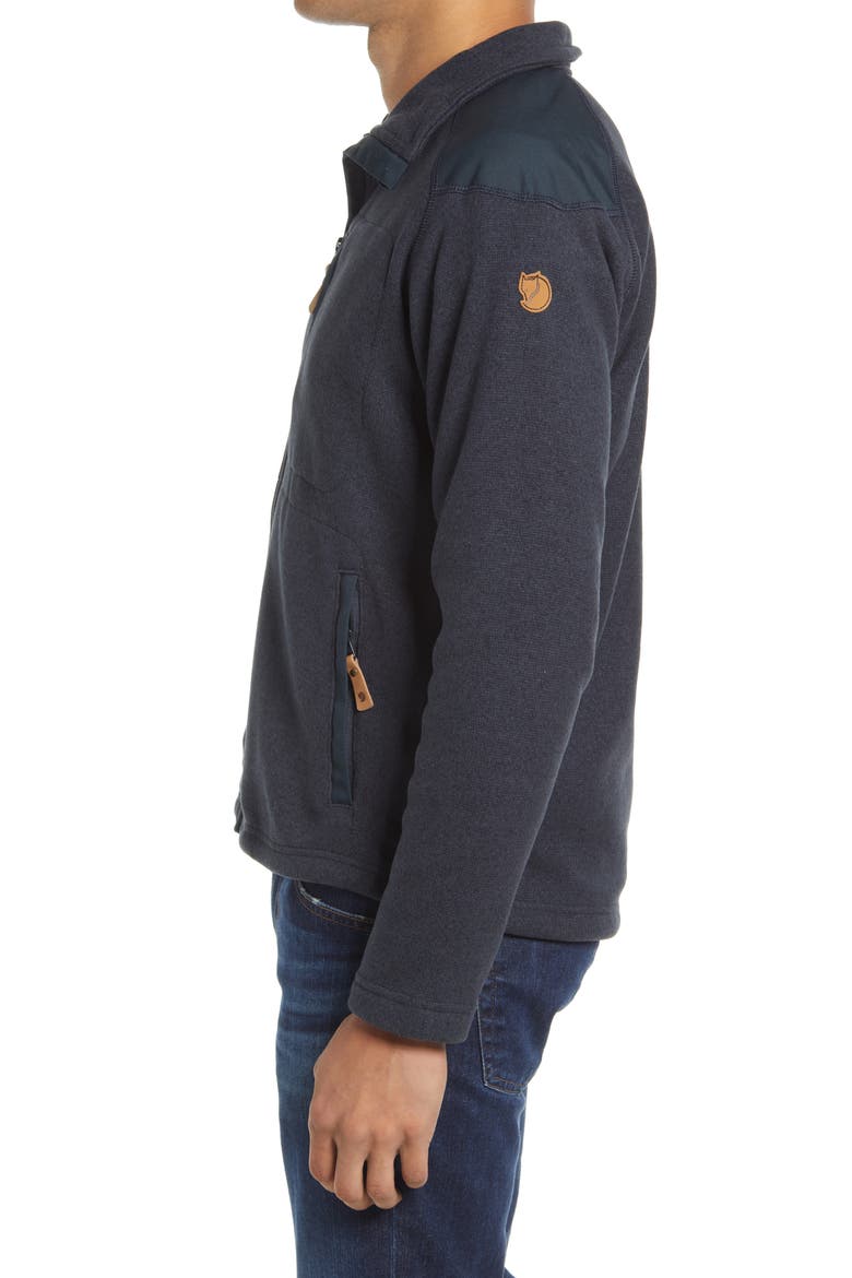 Buck Fleece Jacket, Alternate, color, DARK NAVY