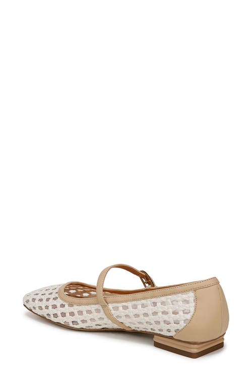 Franco Sarto Tinsley Mary Jane Flat In Ivory