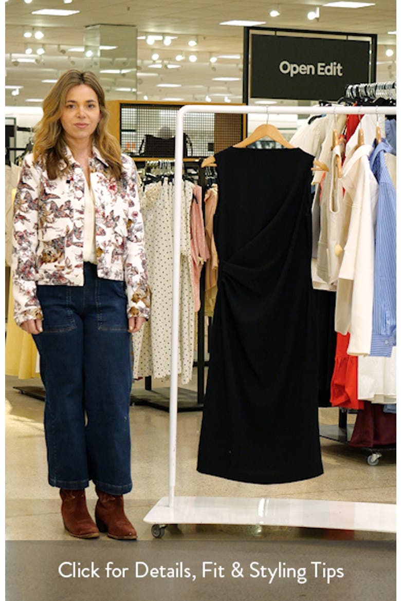 Ruched Midi Dress video