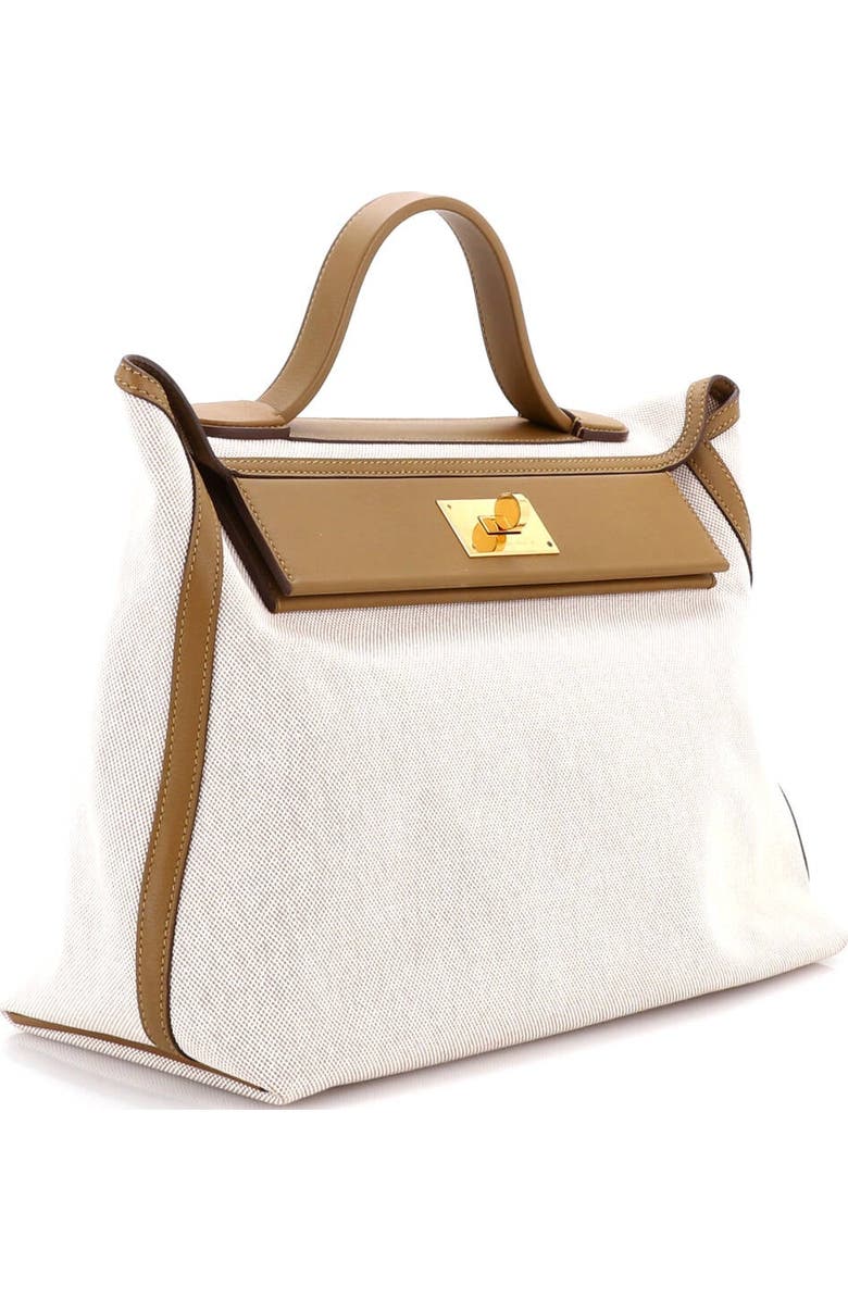 Pre-Owned Hermes 24/24 Bag Canvas and Swift 35, Alternate, color, Bronze Dore