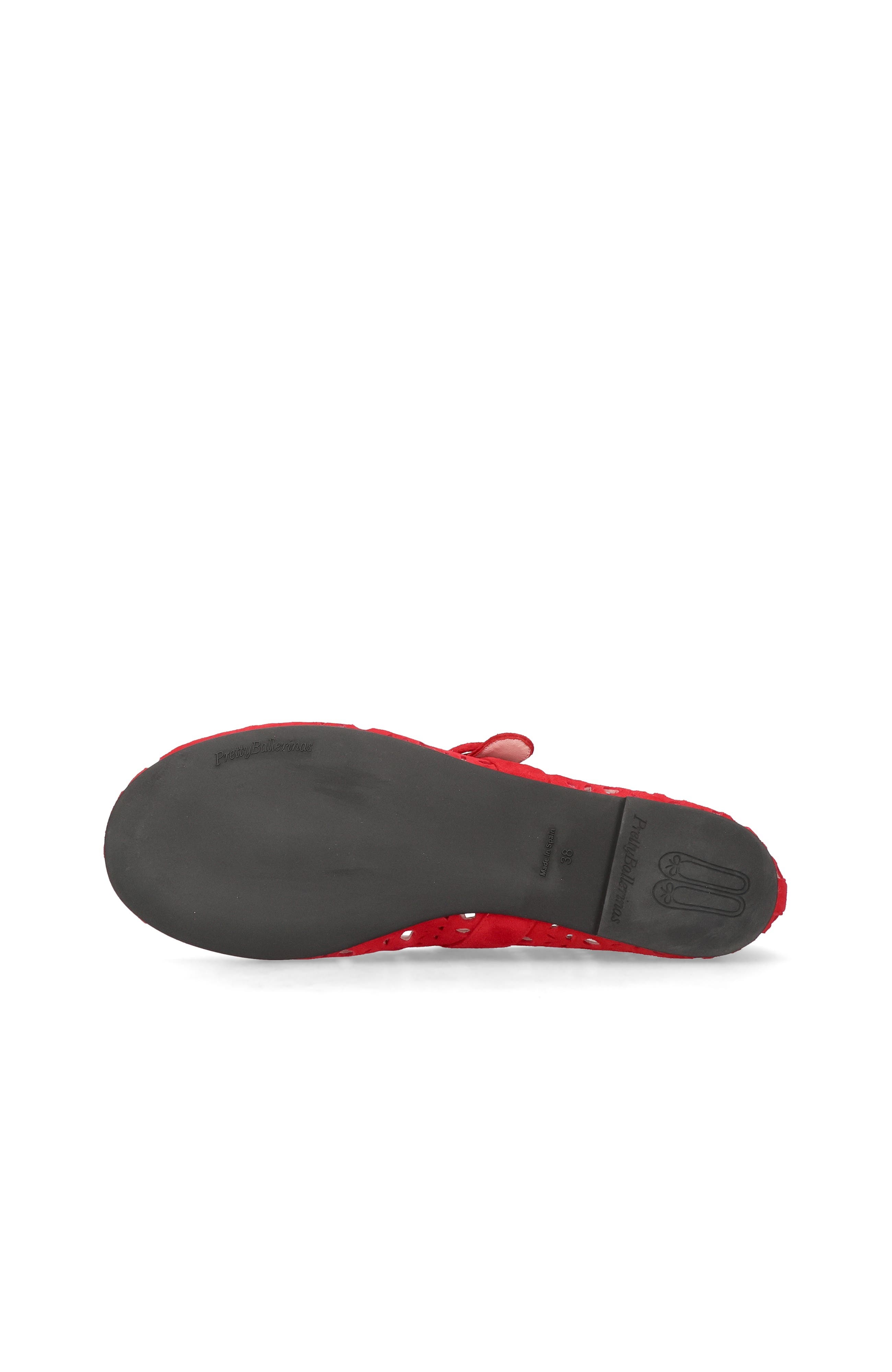 Suede Die Cut Mary Jane, Alternate, color, Red