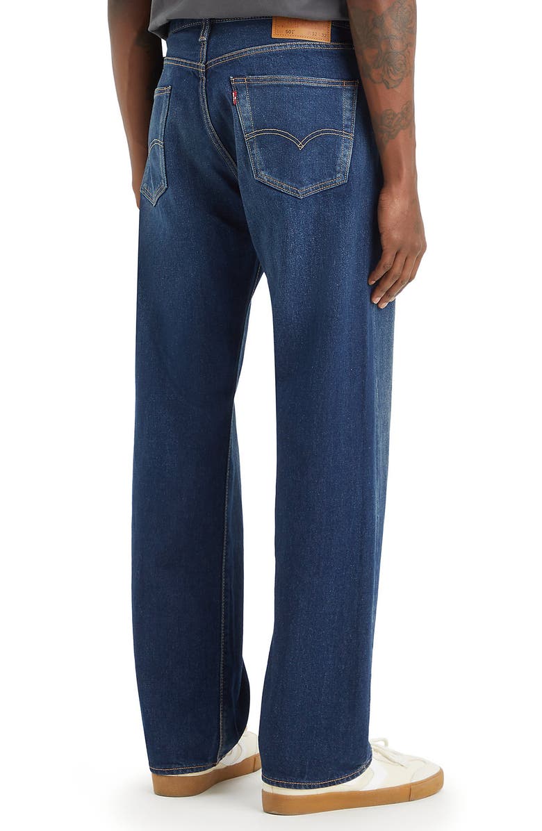 Levi's<sup>®</sup> 501<sup>®</sup> Original Straight Leg Jeans, Alternate, color, Its Time To Go Stretch