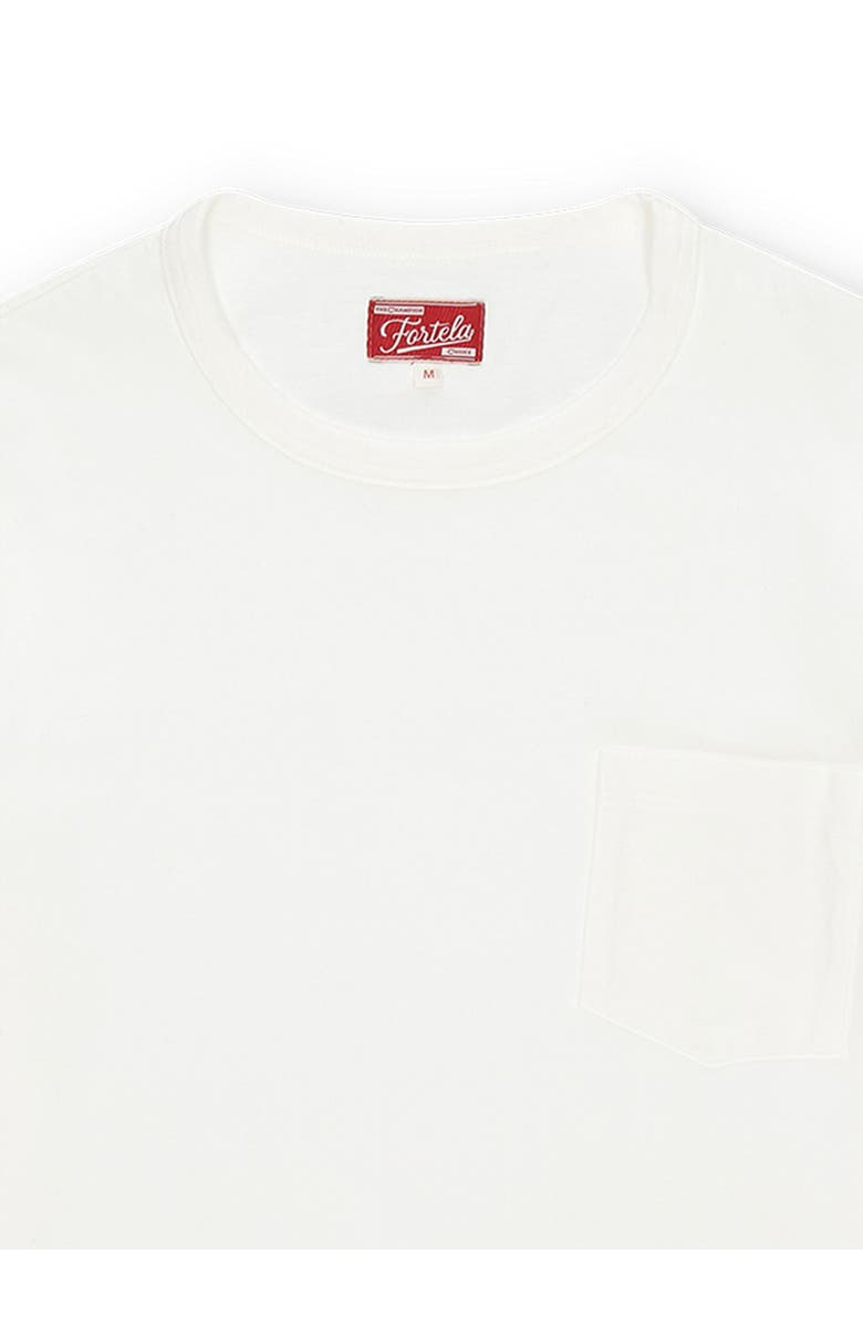 Fortela Tubejp Cotton Chest Pocket T-Shirt, Alternate, color, White