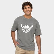 Simply Sage Market Good Vibes Skeleton Garment Dyed T-Shirt