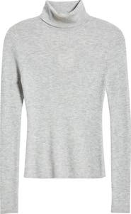 Favorite Daughter Amelia Rib Merino Wool Turtleneck Top