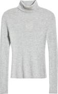 Favorite Daughter Amelia Rib Merino Wool Turtleneck Top