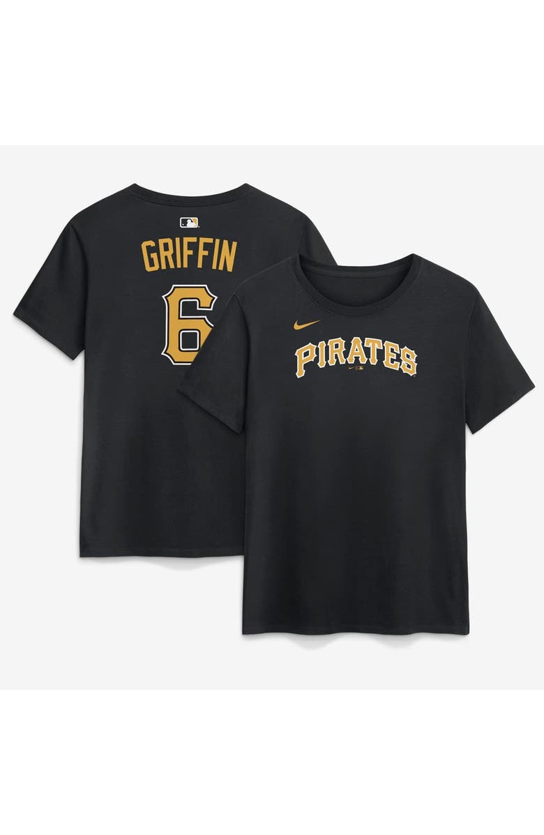 Nike Women's Nike Konnor Griffin Black Pittsburgh Pirates Name & Number T-Shirt, Main, color, Black