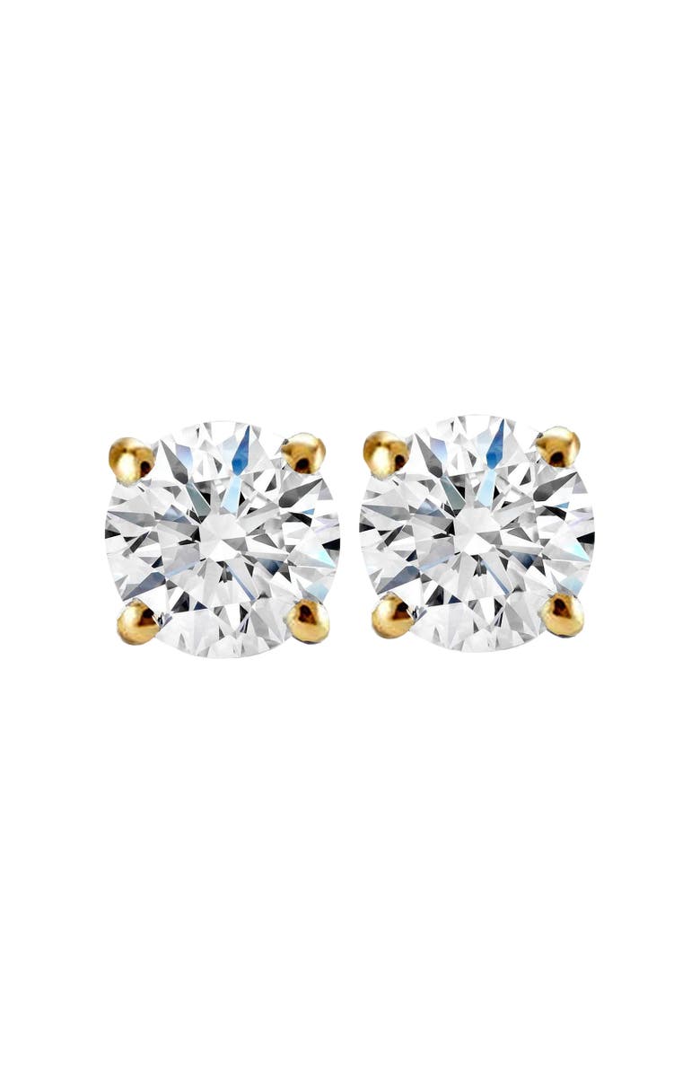 Bliss Diamond 1 ct TDW Diamond Studs 14K Gold Lab Grown Screw Back Earrings, Main, color, 14K Yellow Gold