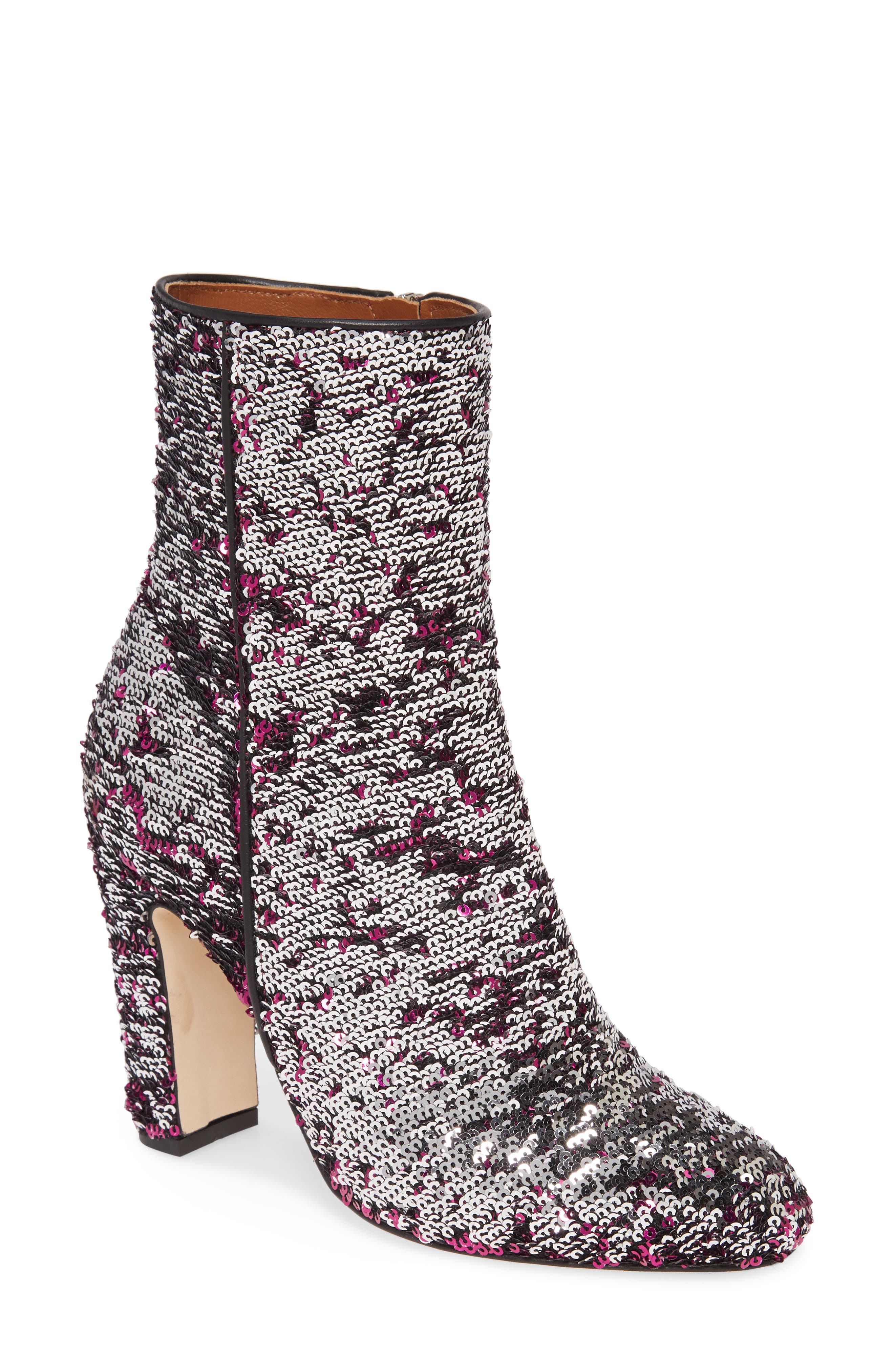 Paris Texas Reversible Sequin Bootie, Alternate, color, 