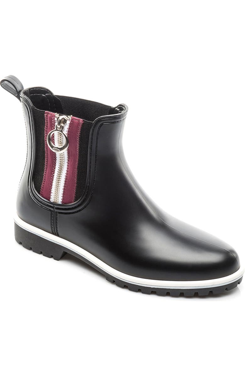 Bernardo Footwear Zip Rain Boot, Main, color,