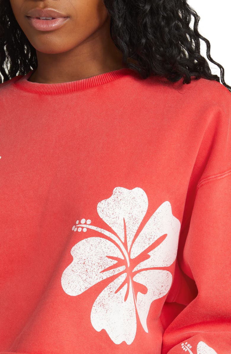 Roxy Morning Hike Crop Sweatshirt, Alternate, color,