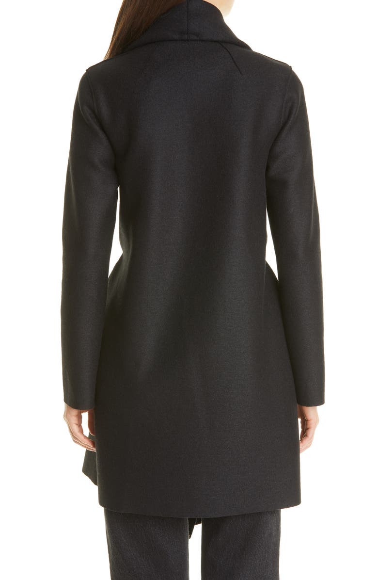 Harris Wharf London Draped Wool Coat, Alternate, color,