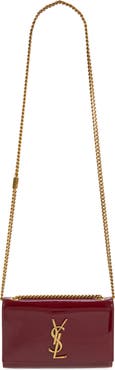 Saint Laurent Small Kate Patent Leather Crossbody Bag