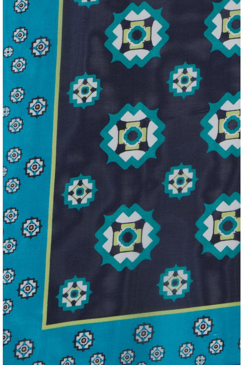 Foulard Square Scarf, Alternate, color, BLUE